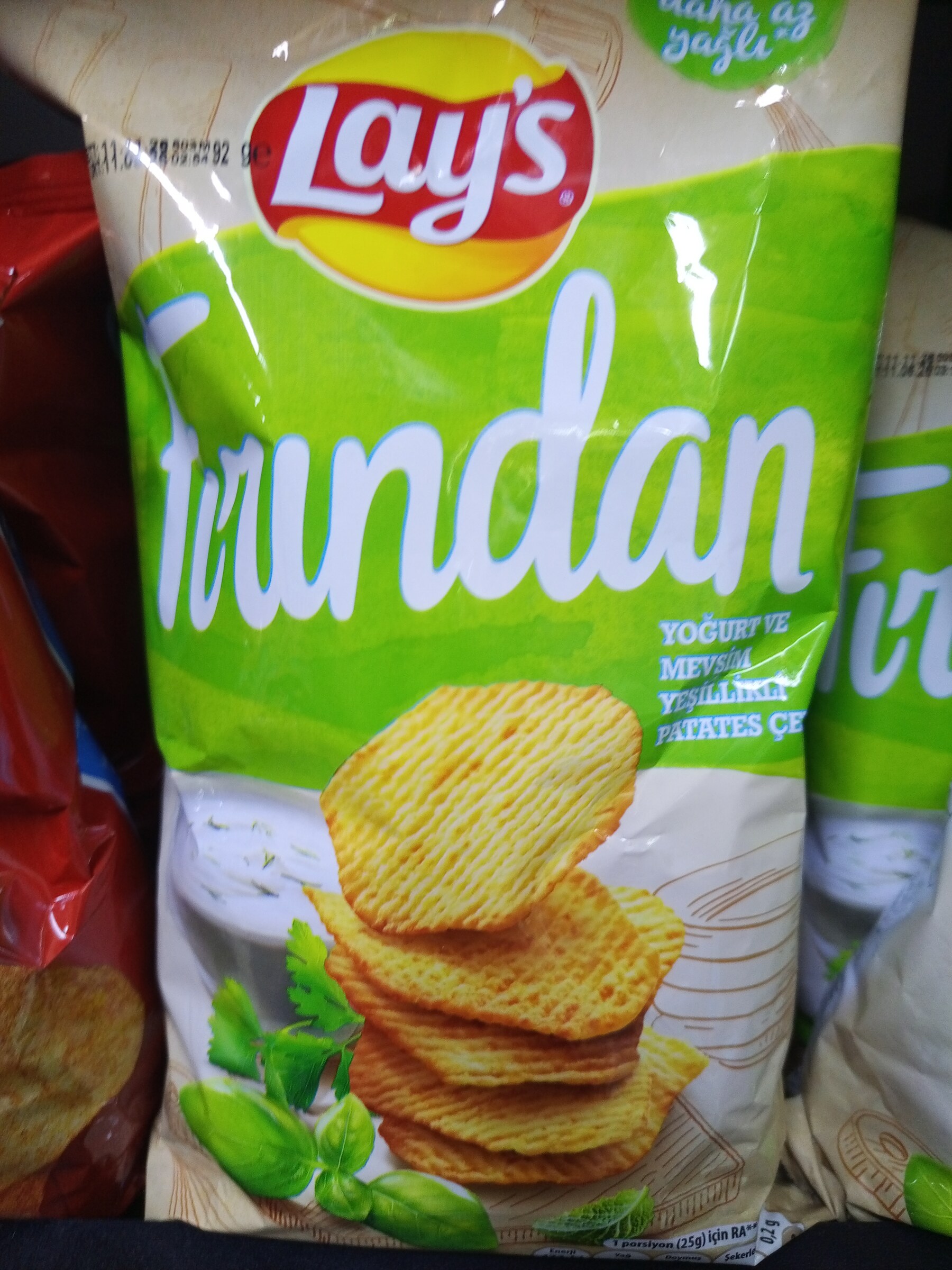Lays fırından yoğurt ve mevsim... 92 g