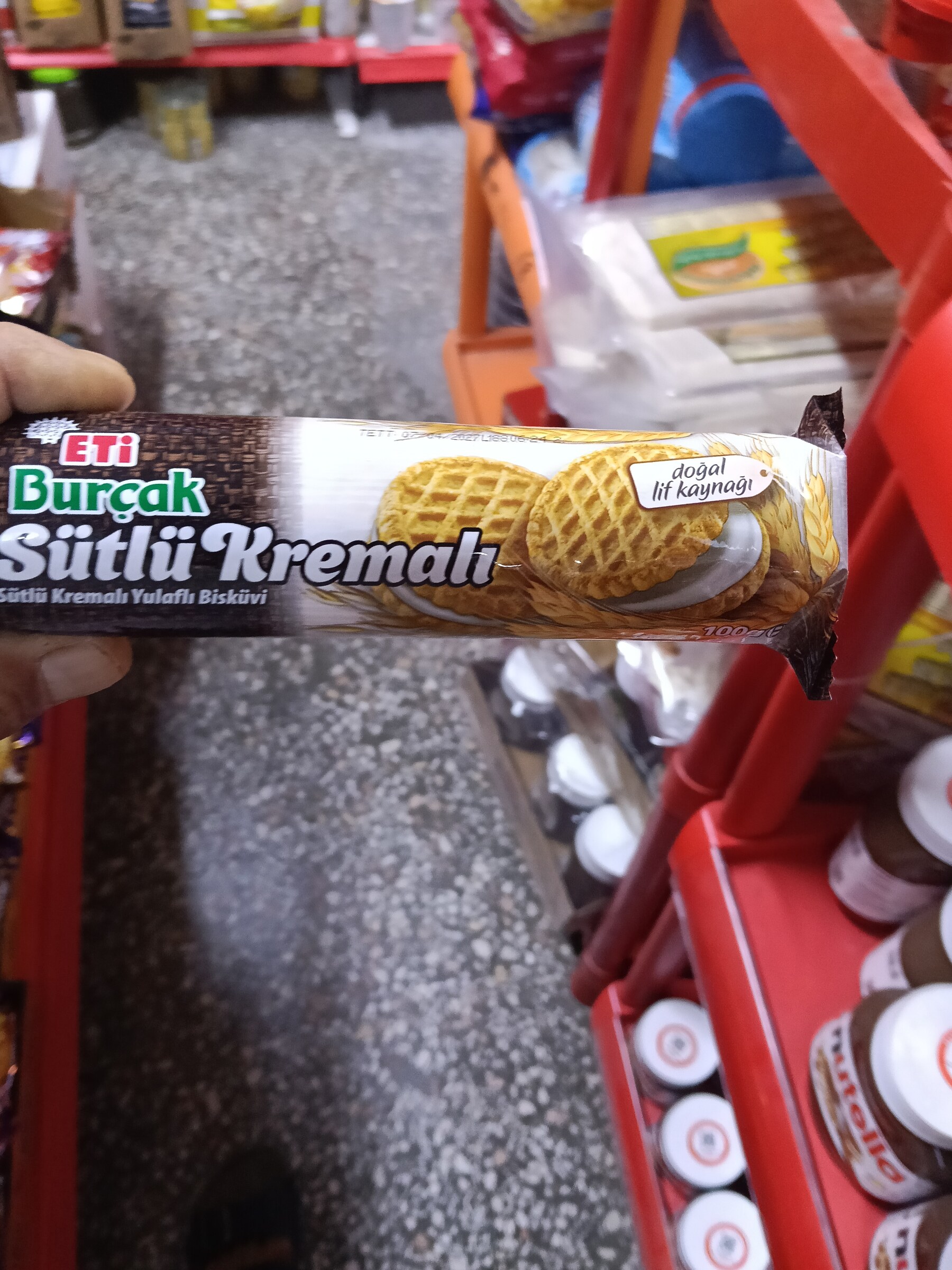 Burçak sütlü kremeli 100gr