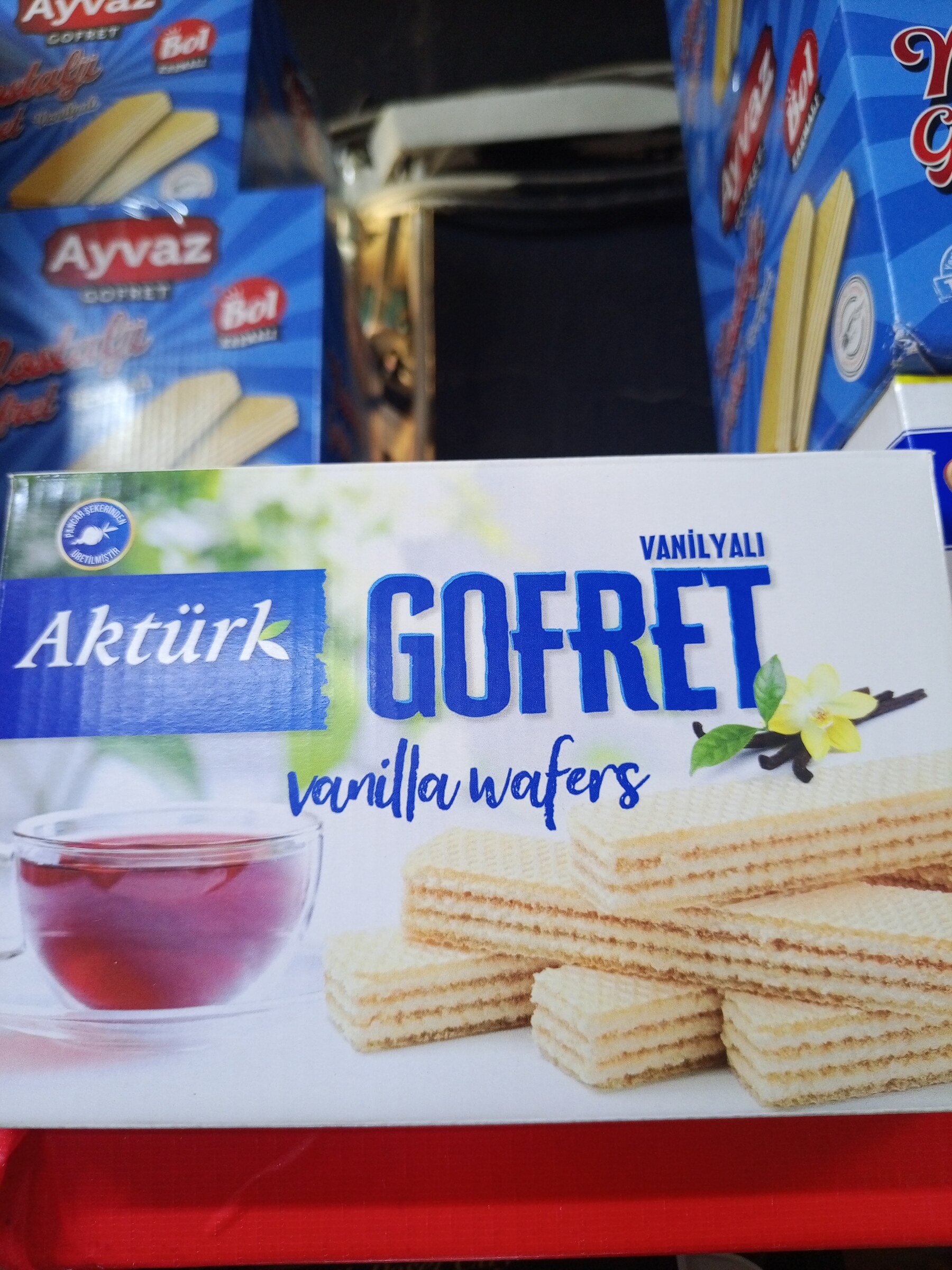Aktürk vanilyalı gofret 800 g