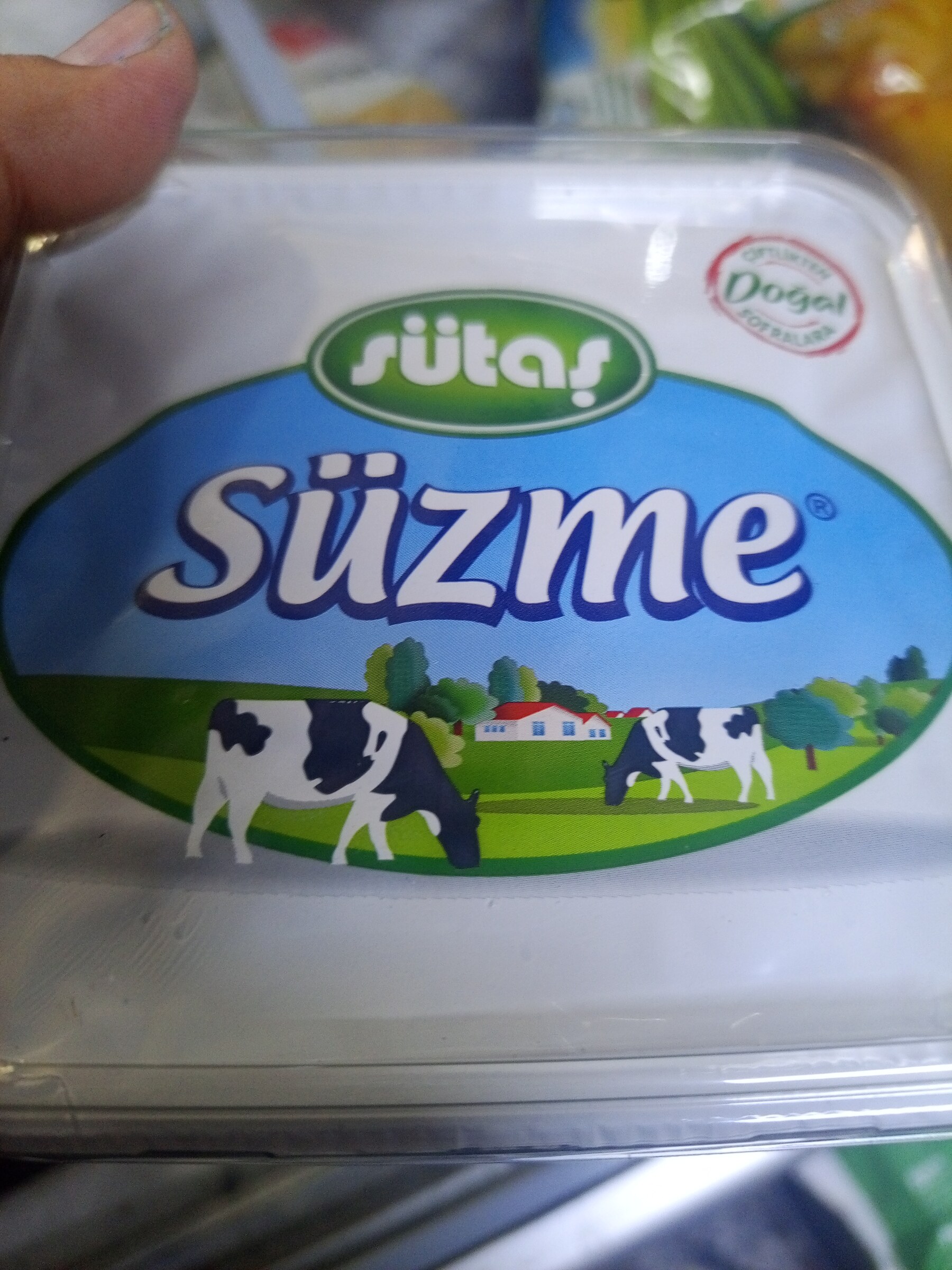 Sütaş süzme tam yağlı beyaz peynir 250 g