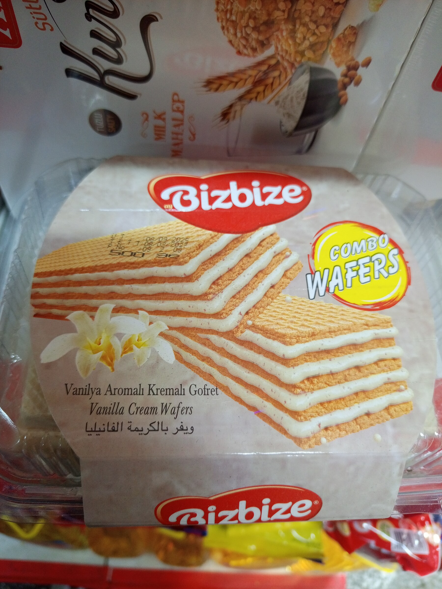 Bizbize Vanilya Aromalı Kremalı Gofret