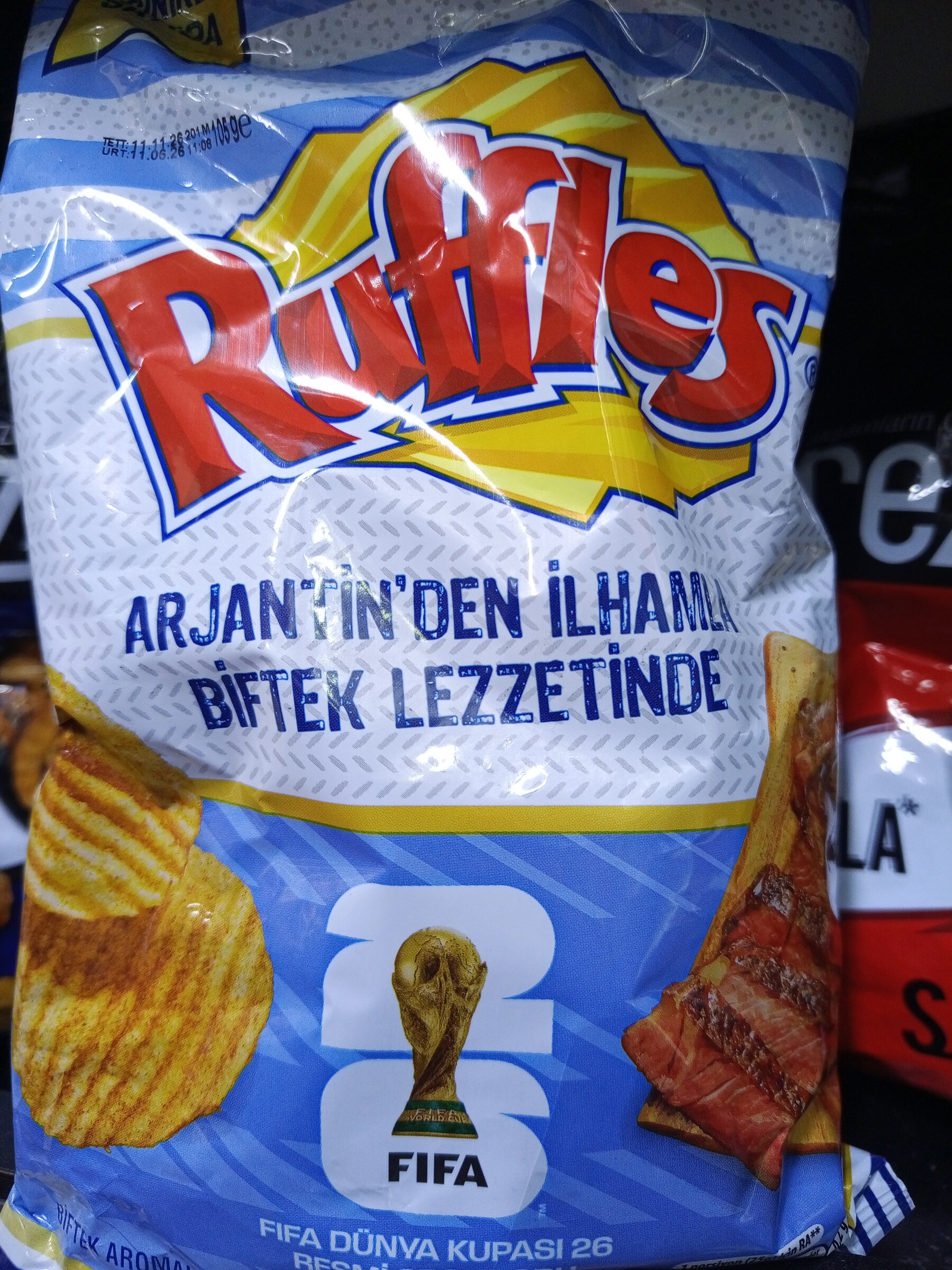 Ruffles biftek aromalı 105 g