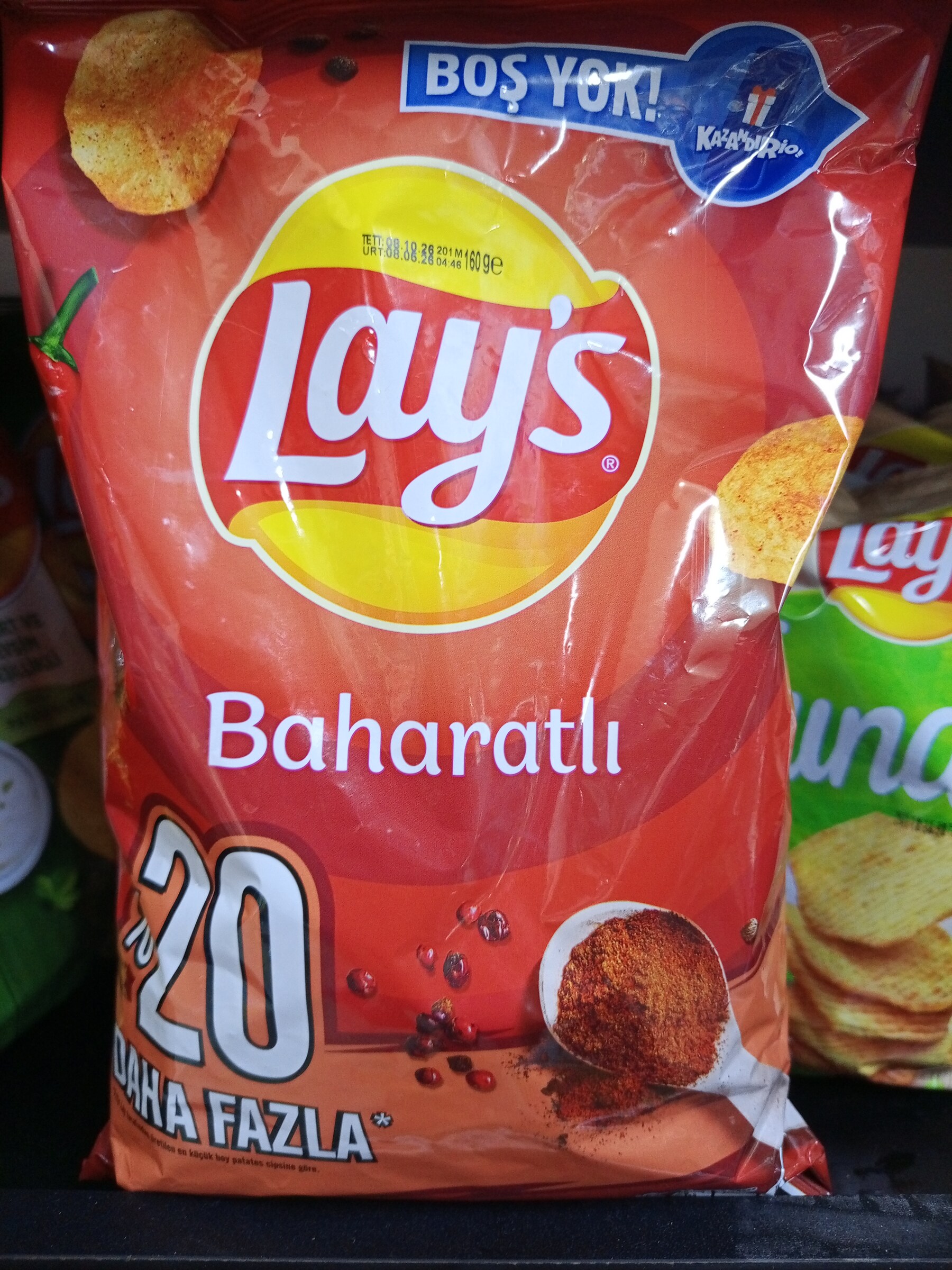 Lays baharatlı 160 g