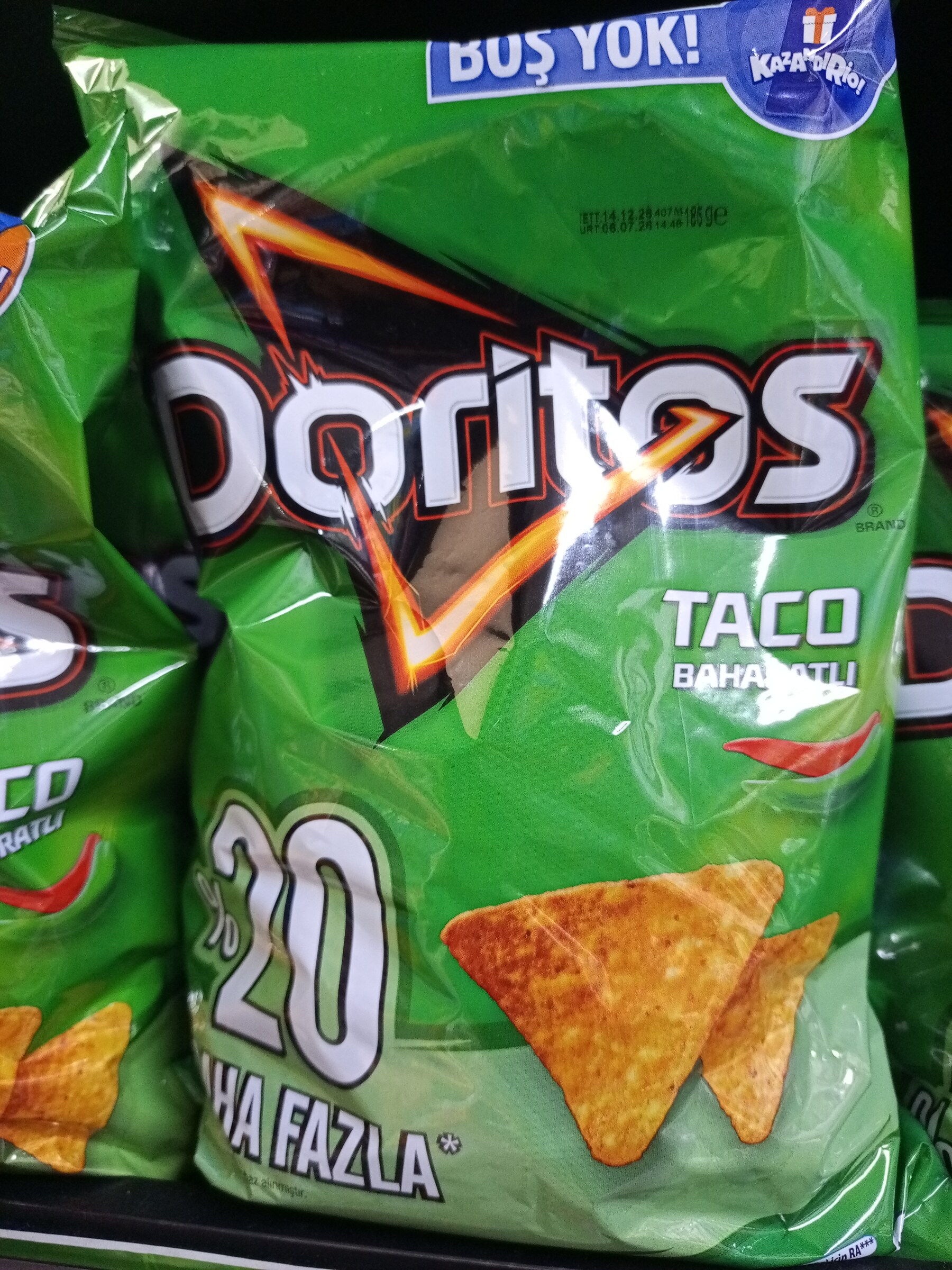 Doritos taco baharatlı 185 g