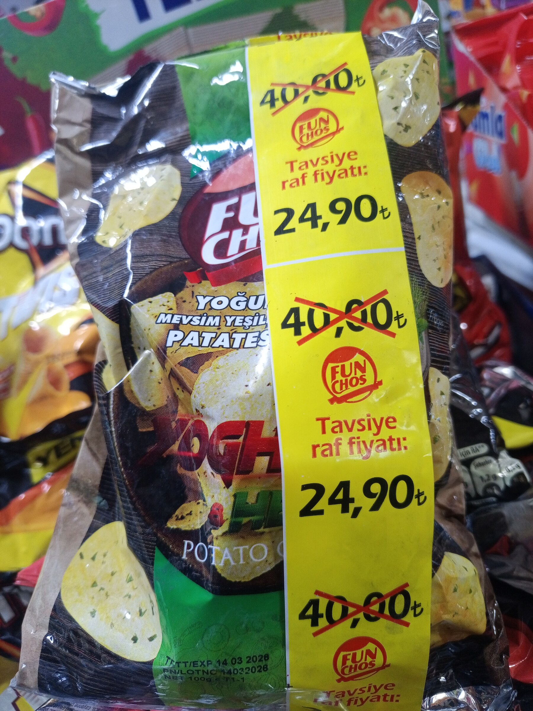 Funy chos yoğurt 100 g