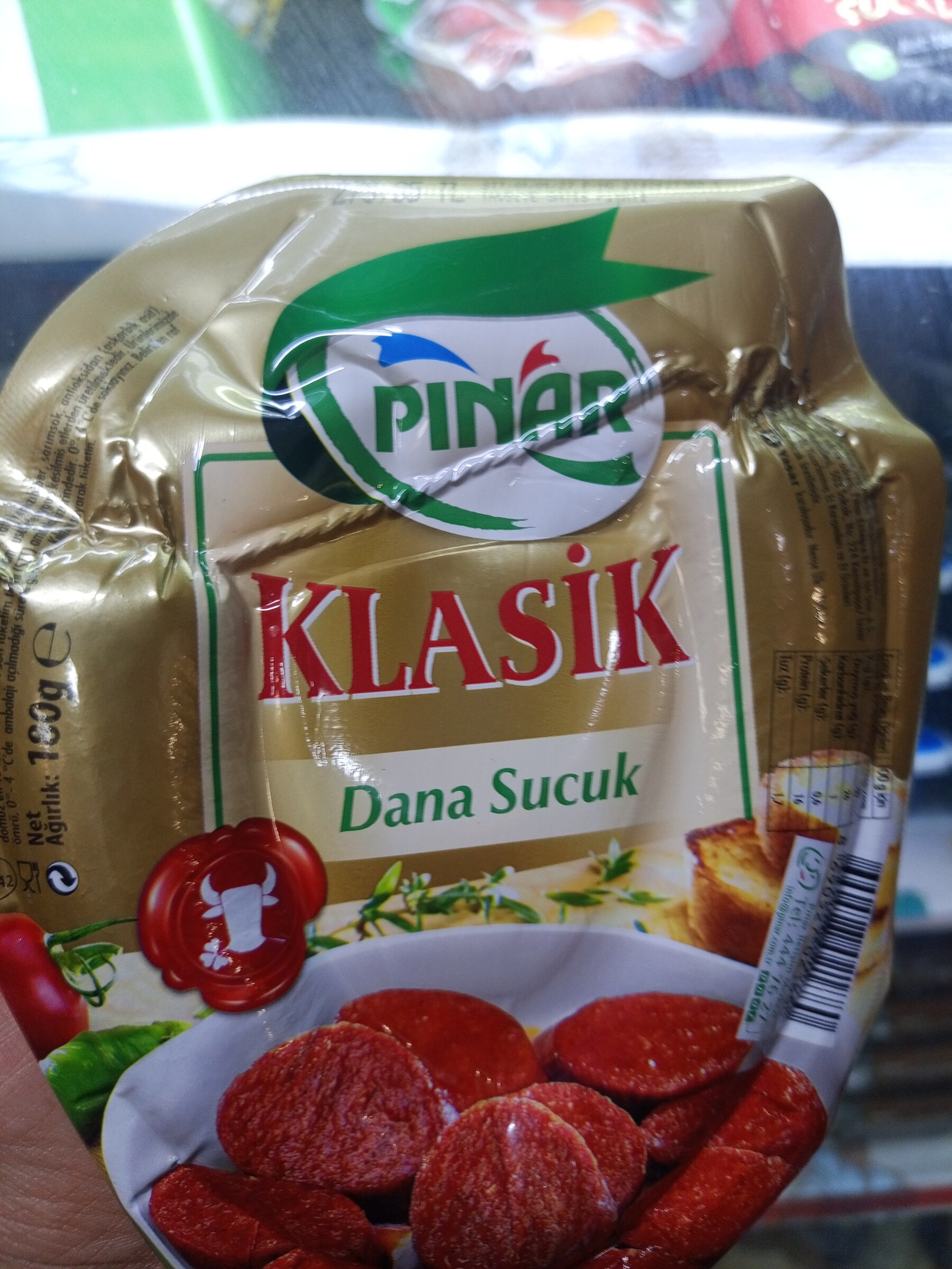 Pınarbklasik dana sucuk 180 g