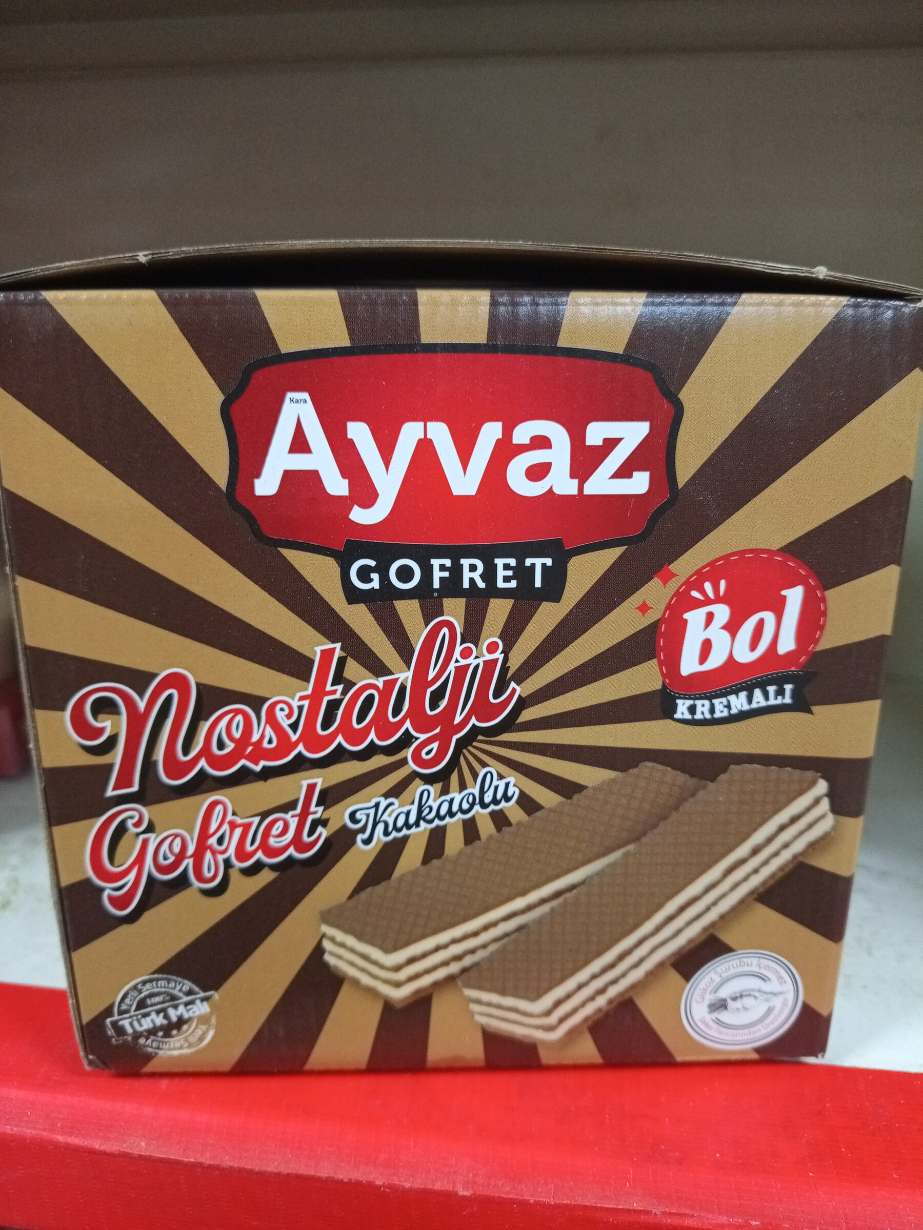 Ayvaz kakaolu gofret 1000 g