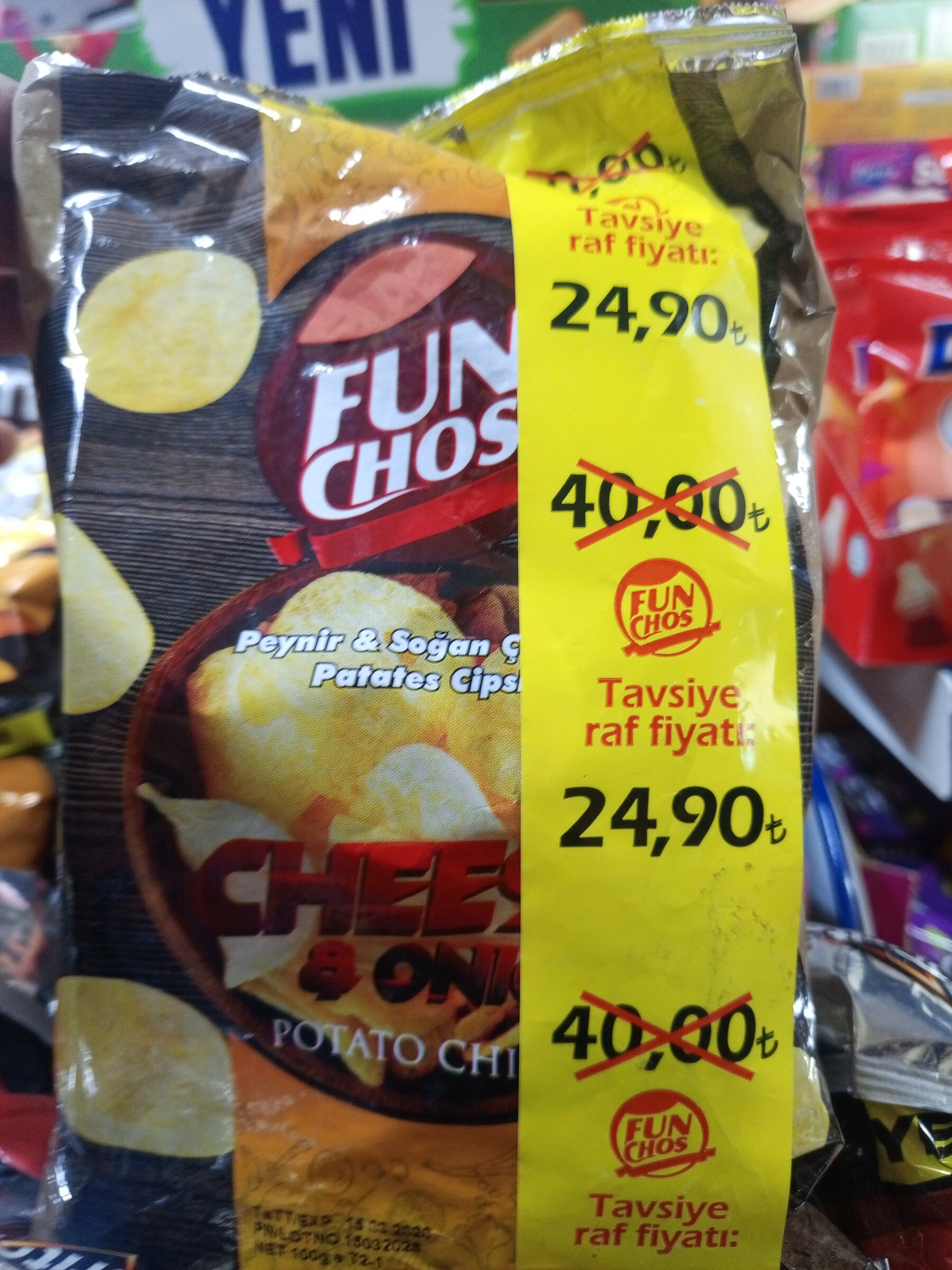 Funy chos peynşr soğan 100 g