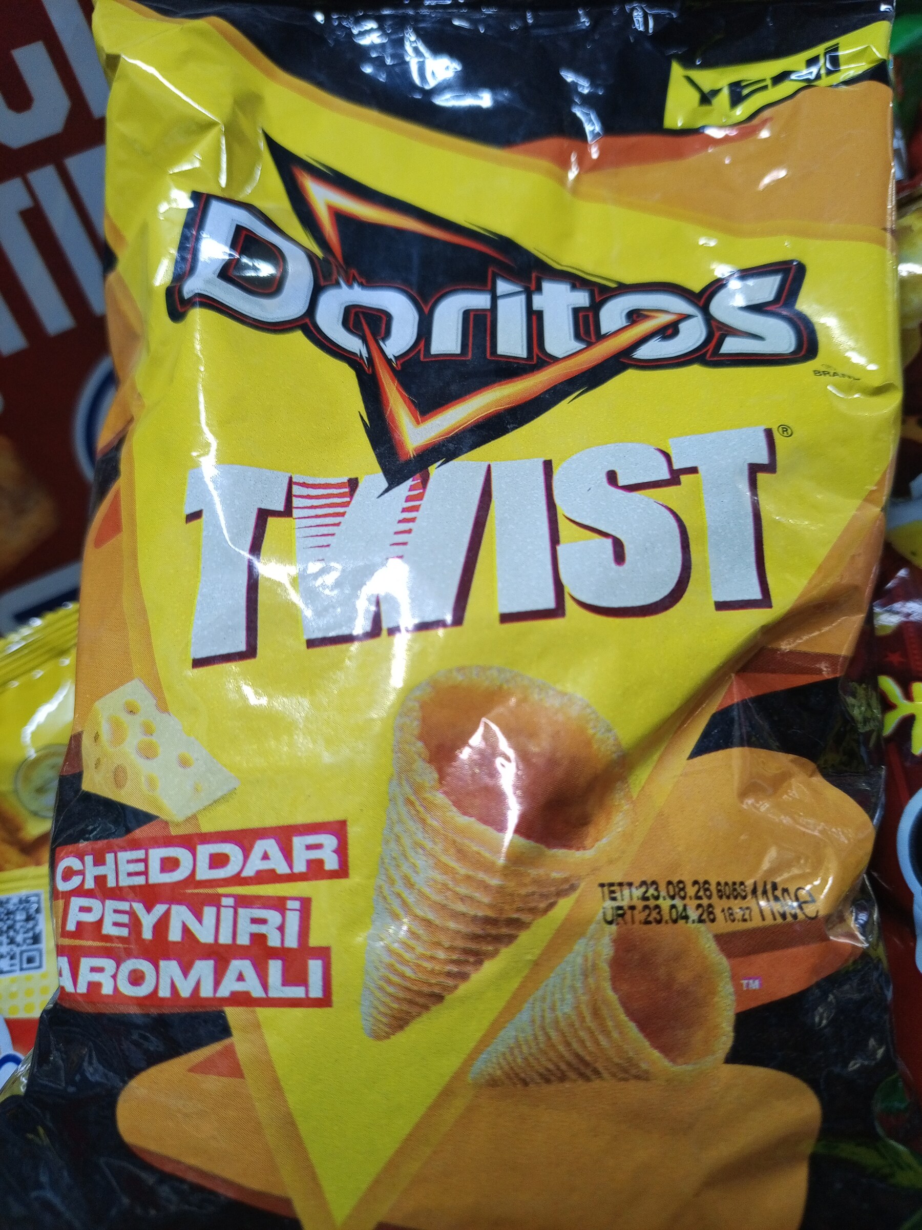 Doritos twist cheddar peyniri 115g